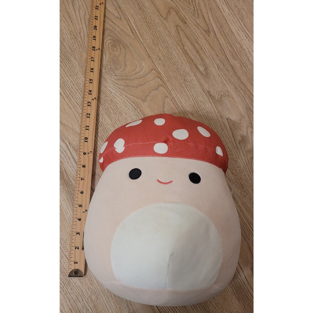 Squishmallows Kellytoy Official Foods 16" Malcolm the Mushroom Plush NWT New - Picture 7 of 7